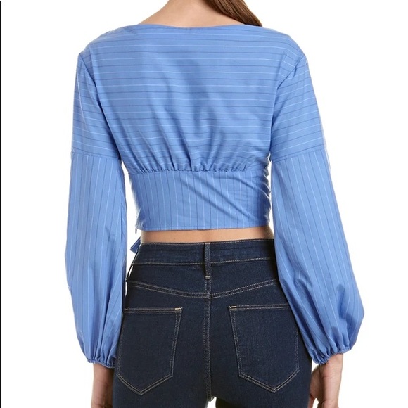 NWT Likely Collins Striped Tie Front Blouse Top - Picture 5 of 5